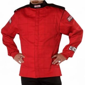 G-FORCE Racing Gear GF-125 Red Racing Jacket sz S